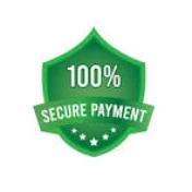 100% secure checkout verified badge