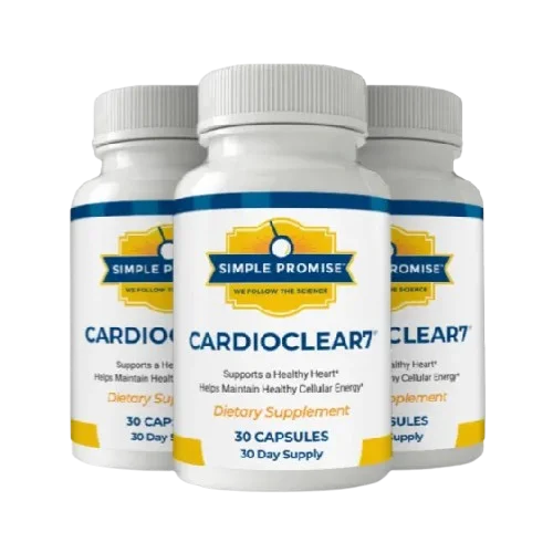 CardioClear7 3-month supply — three bottles most popular package