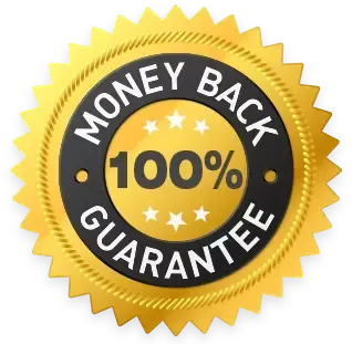 CardioClear7 365-day money-back guarantee badge