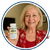 CardioClear7 verified customer review from Sarah M., age 56, Texas, on heart health and cellular energy support